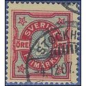 Sweden #  55 1892 Used