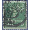 # 818 13c Presidential Issue Millard Fillmore 1938 Used HR