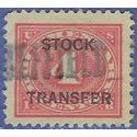 Scott RD  3 4c Stock Transfer Stamp 1916-1922 Used