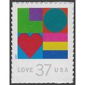 #3657 37c Love Booklet Single 2002 Mint NH