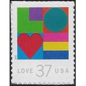 #3657 37c Love Booklet Single 2002 Mint NH