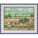 Lebanon #443 1966 Mint HR Hinge Thin