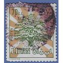 Lebanon #498 1989 Used