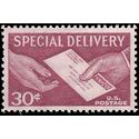Scott E21 30c Special Delivery Hand to Hand 1957 Mint H*