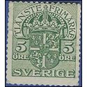 Sweden #O45 1910 Used