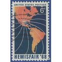 #1340 6c Hemisfair '68 Exhibition 1968 Used