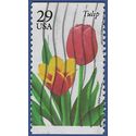 #2762 29c Garden Flowers Booklet Single Tulip 1993 Used