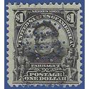 # 311 $1.00 David G. Farragut 1903 Used GE Perfin