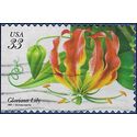 #3312 33c Tropical Flowers Gloriosa Lily 1999 Used