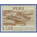 Peru # 465 1952 Mint H Stain