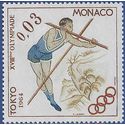 Monaco # 594 1964 Mint H