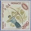 Monaco # 595 1964 Mint H