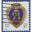 #3784a 37c Purple Heart 2003 Used