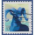 #4138 17c Bighorn Sheep 2007 Used