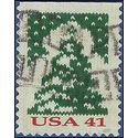 #4208 41c Holiday Knits Christmas Tree Booklet Single 2007 Used