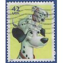 #4342 42c Art of Disney Imagination Pongo and Pup 2008 Used