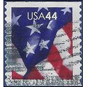 #4392 44c U.S. Flag Coil Single 2009 Used