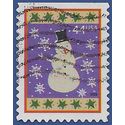 #4426 44c Christmas Snowman Booklet Single 2009 Used