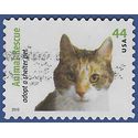 #4453 44c Animal Rescue Calico Cat 2010 Used