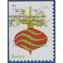 #4575 (44c Forever) Holiday Baubles Red Booklet Single 2011 Used