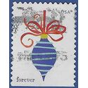 #4577 (44c Forever) Holiday Baubles Blue Booklet Single 2011 Used
