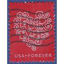 #4955 (49c Forever) Forever Hearts-Red 2015 Used