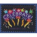 #5019 (49c Forever) Neon Celebrate! 2015 Used