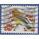 #5127 (47c Forever) Songbirds Cedar Waxwing 2016 Used