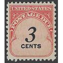 Scott J 91 3c US Postage Due Shiny Gum 1959 Mint NH