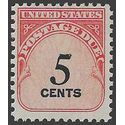 Scott J 93 5c US Postage Due Shiny Gum 1959 Mint NH