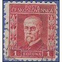 Czechoslovakia # 106 1925 Used Long Wavy Mustache