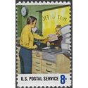 #1489 8c Postal Service Employees Stamp Counter 1973 Mint NH