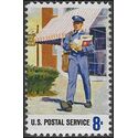#1497 8c Postal Service Employees Mailman 1973 Mint NH