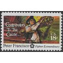 #1562 18c American Bicentennial Peter Francisco 1975 Mint NH