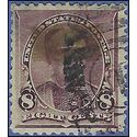 # 225 8c William T. Sherman 1893 Used Stain Thin
