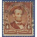 # 269 4c Abraham Lincoln 1895 Used HR