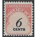 Scott J 94 6c US Postage Due Shiny Gum 1959 Mint NH