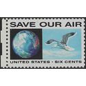 #1413 6c Anti-Pollution Save Our Air 1970 Mint NH