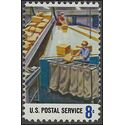 #1492 8c Postal Service Employees Parcel Post Sorting 1973 Mint NH