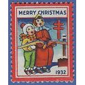 WX 64 Christmas Seal 1932 Mint HR Thin