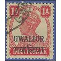 India - Gwalior #103 1944 Used