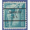 #1031a 1.25c Liberty Issue Palace of the Governors 1960 Used Precancel BROOKLYN N.Y.