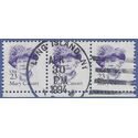 #2181b 23c Great Americans Mary Cassatt Strip/3 1988 Used CDS
