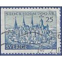 Sweden # 451 1953 Used Crease