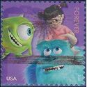 #4681 (45c Forever) Disney-Pixar Films Monsters inc 2012 Used