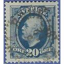 Sweden #  60 1891 Used