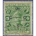 India - Cochin # O10 1918 Used Toned Edge