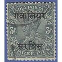 India - Gwalior #O21 1913 Used