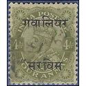 India - Gwalior #O25 1913 Used