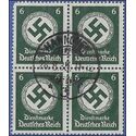 Germany #O83 1934 Used Block of 4